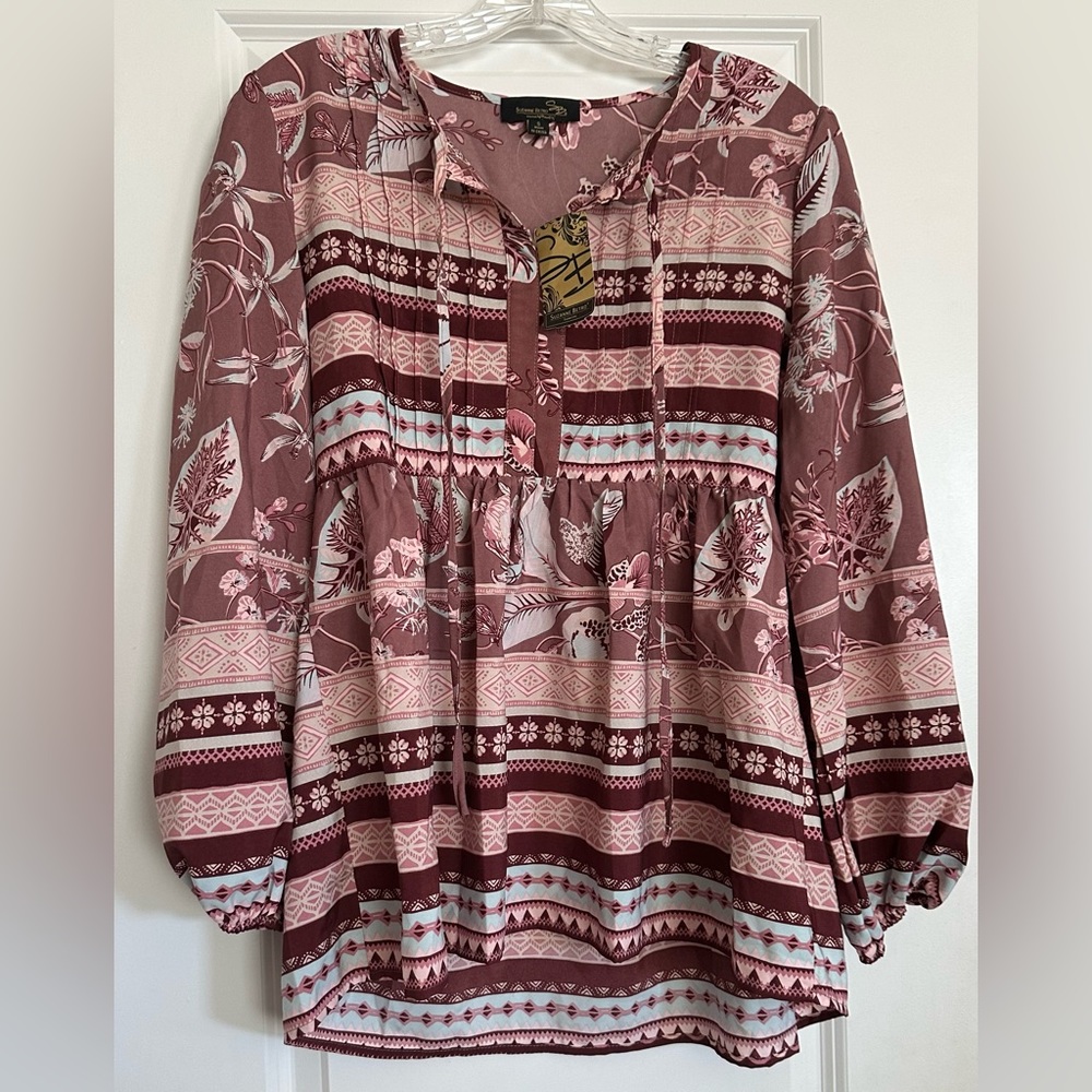 Small Suzanne Betro Blouse NWT pink